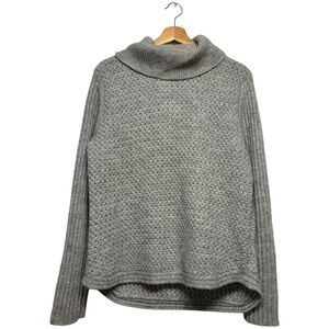 WHYRED Wool Alpaca Turtleneck Sweater Gray M